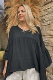 Made in Italy Santos Artist Smock Black - 